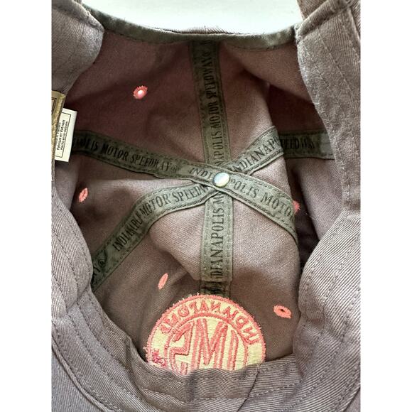 2/$15 Indianapolis Motor Speedway Gray Pink Hat Baseball Cap Racing Nascar - Picture 7 of 8